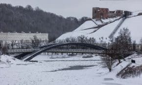 Užšalusi Neris Vilniuje.. ELTA / Dainius Labutis nuotr.