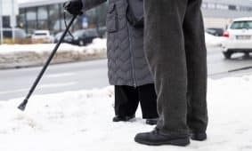 Slidūs šaligatviai. ELTA / Dainius Labutis