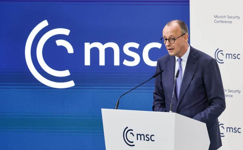 Merzas: senoji pasaulio tvarka nebeegzistuoja, grįžta didžiųjų valstybių konkurencija. EPA-ELTA