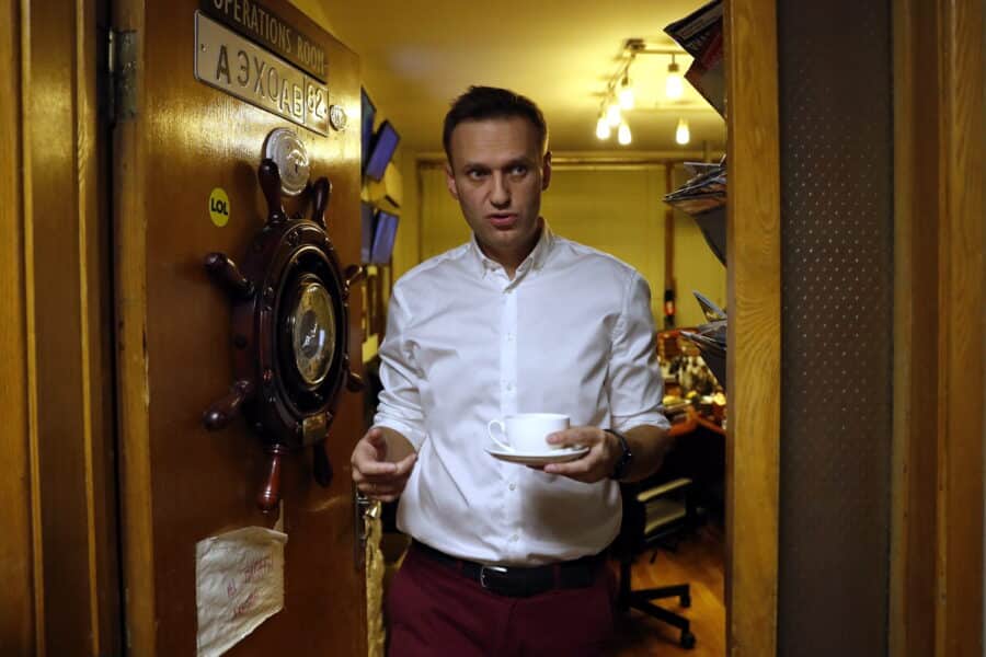 Minimos antrosios Navalno mirties metinės. EPA-ELTA