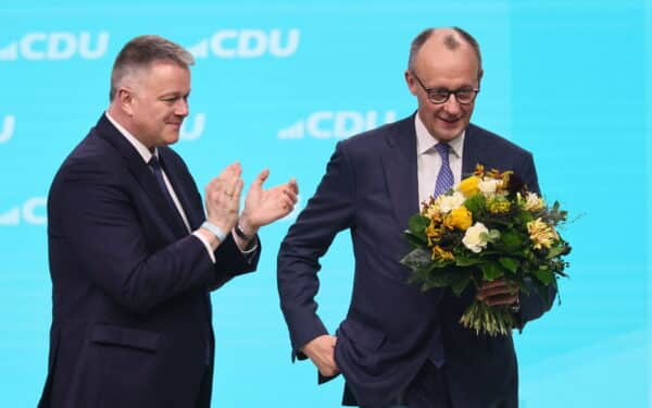 Vokietijos kancleris perrinktas konservatorių partijos pirmininku
