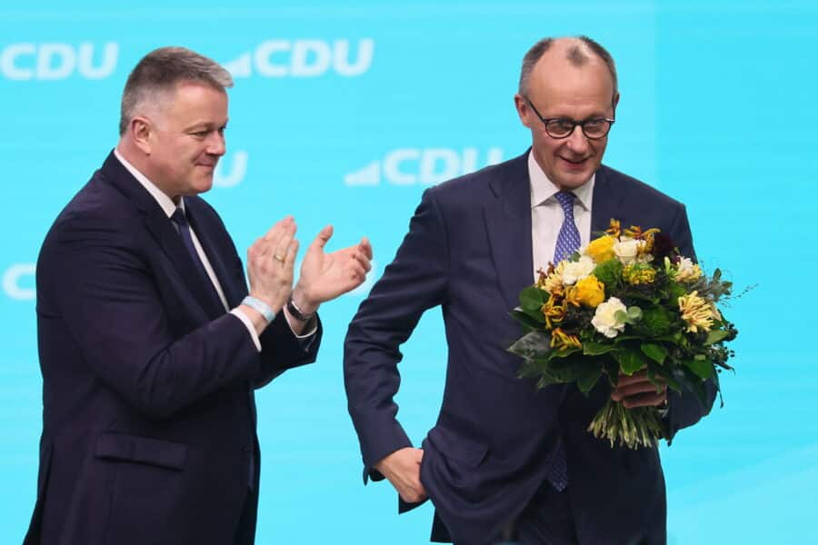 Vokietijos kancleris perrinktas konservatorių partijos pirmininku. EPA-ELTA nuotr.