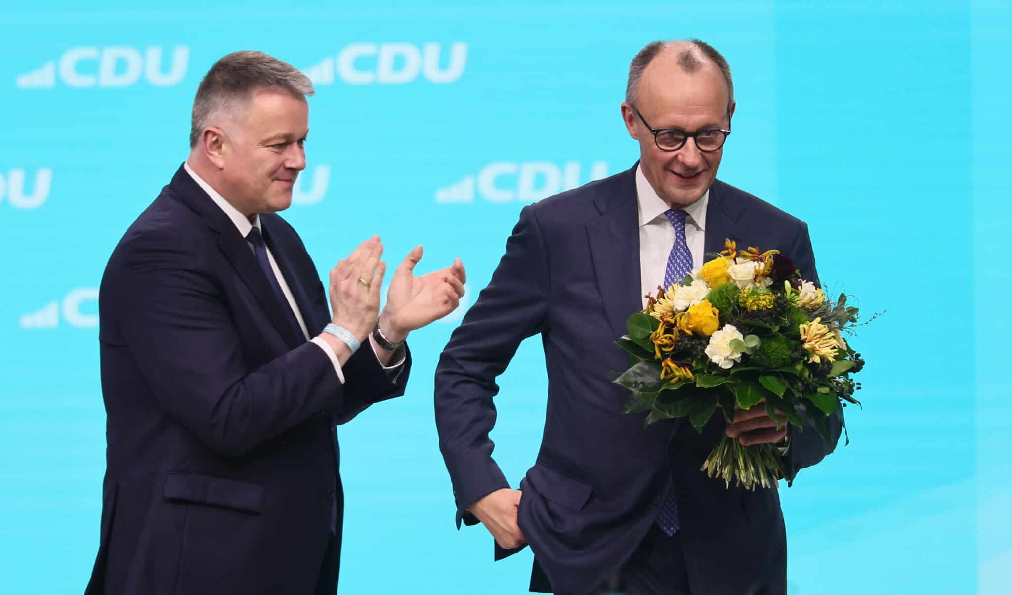Vokietijos kancleris perrinktas konservatorių partijos pirmininku