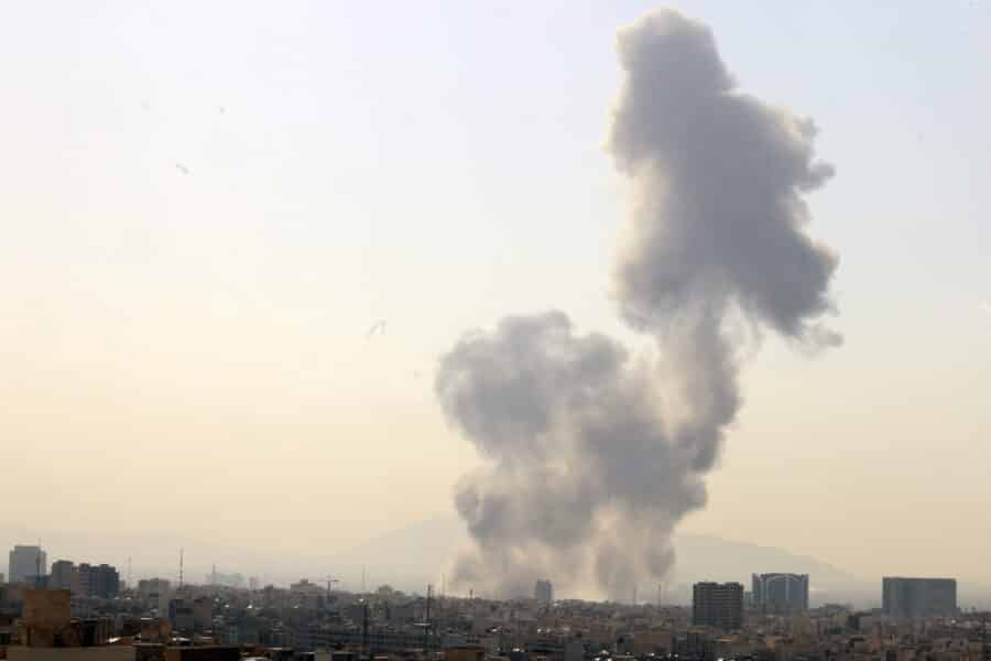 Izraelis ir JAV smogė Iranui. EPA-ELTA nuotr.