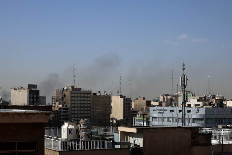 Izraelis ir JAV smogė Iranui. EPA-ELTA nuotr.