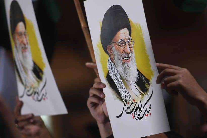 Iraną palaikantis protestas. EPA-ELTA nuotr.