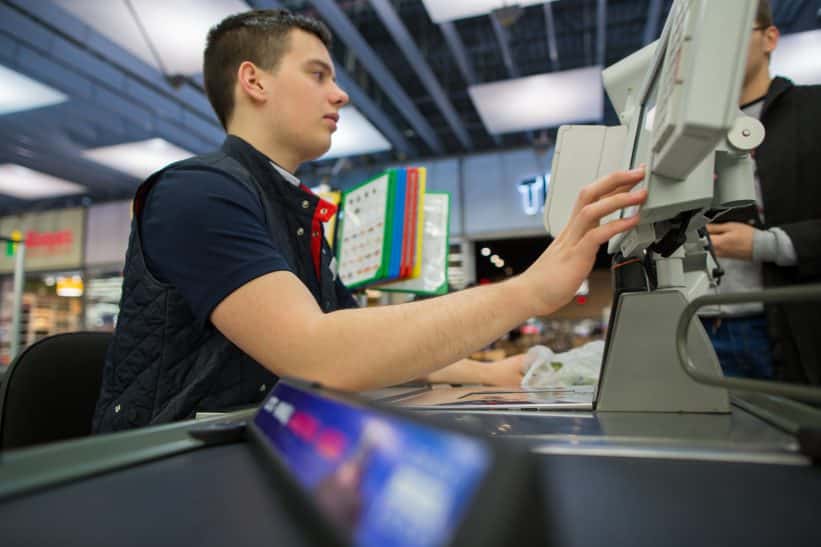 „Maxima“ kasa. „Maxima“ nuotr.