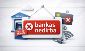 Bankas. DI sugeneruota nuotr.