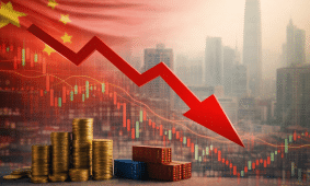 Kinijos ekonomika. DI sugeneruota nuotr.