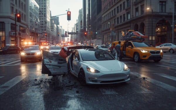 „Tesla” robotaksi avarijų mažėja, tačiau svarbiausi saugumo duomenys lieka neatskleisti
