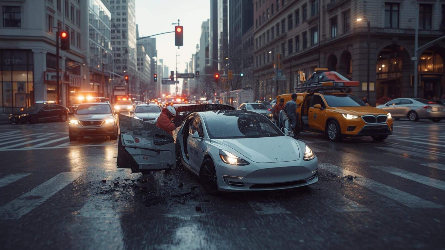 „Tesla” robotaksi avarijų mažėja, tačiau svarbiausi saugumo duomenys lieka neatskleisti