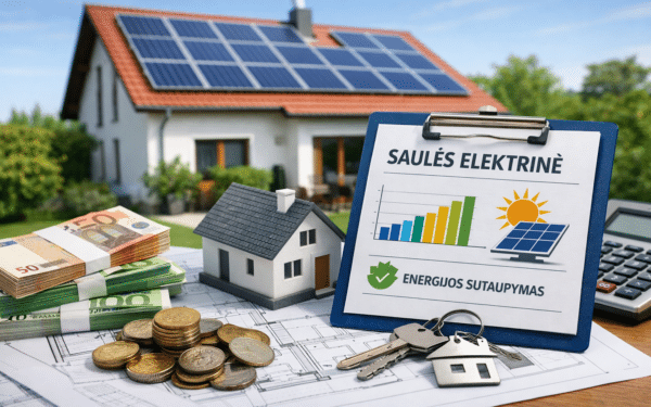 Įsirengėte saulės elektrinę? Štai kaip tai gali paveikti jūsų būsto kainą
