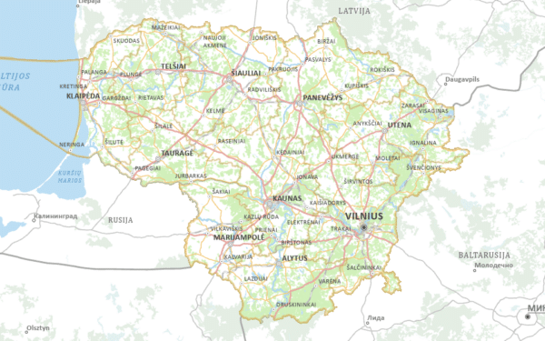 NŽT išduoda oficialias skaitmenizuotų žemėlapių kopijas