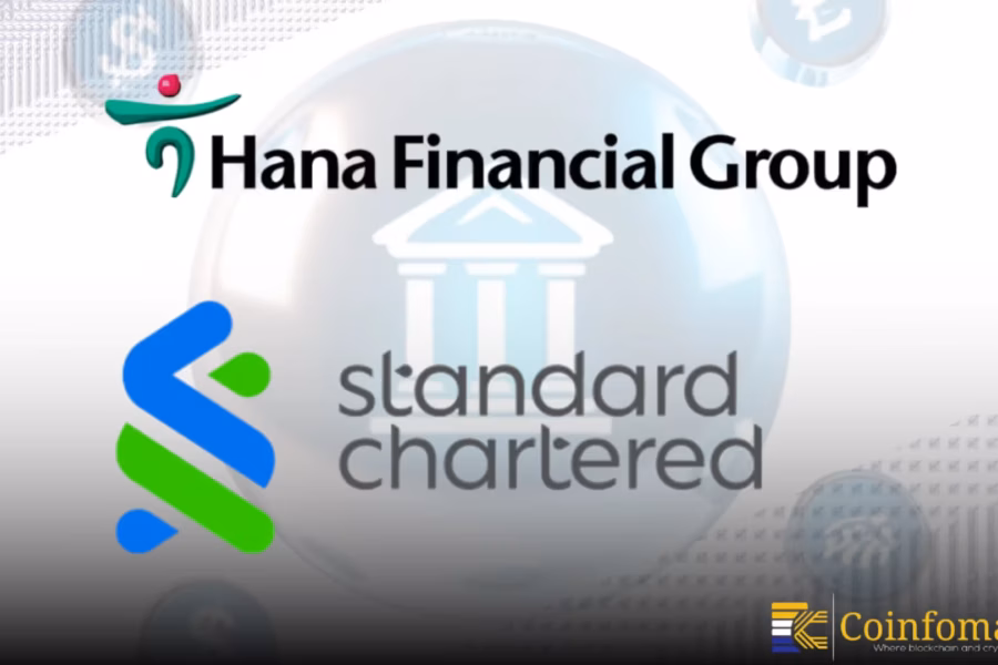 „Hana Financial” ir „Standard Chartered” susitarė bendradarbiauti skaitmeninio turto sektoriuje