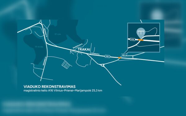Darbai pajudėjo: pradedama Senųjų Trakų viaduko rekonstrukcija