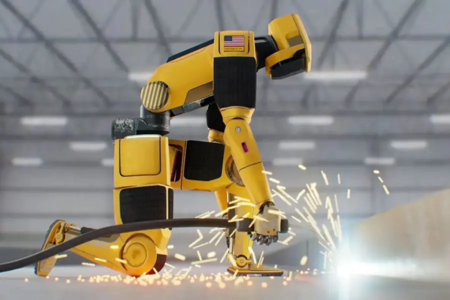 Pietų Korėjos plieno milžinė pradeda bandomąjį humanoidinių robotų projektą