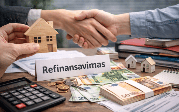 Būsto paskolos refinansavimas: vienas sprendimas gali sumažinti įmokas jau dabar