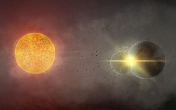 Paslaptingas signalas iš kosmoso: ar astronomai užfiksavo planetų susidūrimą?