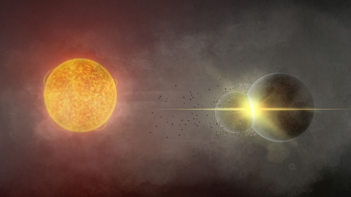 Paslaptingas signalas iš kosmoso: ar astronomai užfiksavo planetų susidūrimą?