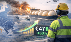 Dujų kainos Europoje. DI sugeneruota nuotr.