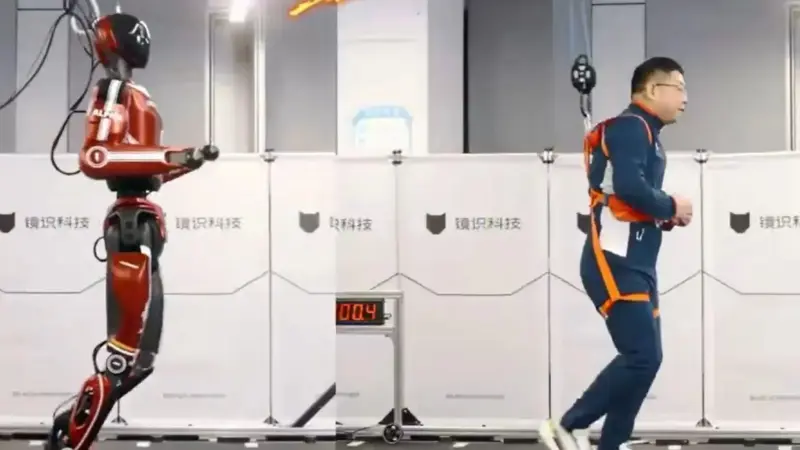 Robotai jau vejasi sportininkus: šis humanoidinis robotas pasiekė 36 km/val. greitį