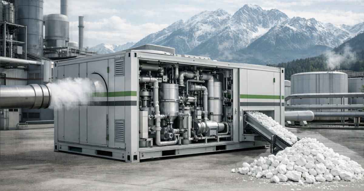 Austrijos startuolis „Sequestra” pritraukė 3 mln. eurų: kuria technologiją CO2 paversti mineralais
