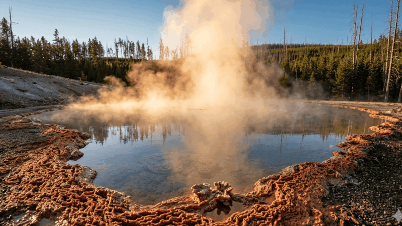 Mokslininkai ragina nedelsti: didžiausias pasaulyje rūgštinis geizeris vėl aktyvus