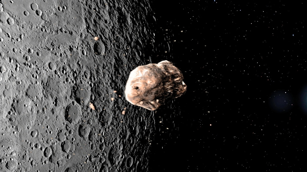 Ar Mėnuliui grėsė smūgis? NASA pateikė naują verdiktą dėl šio asteroido