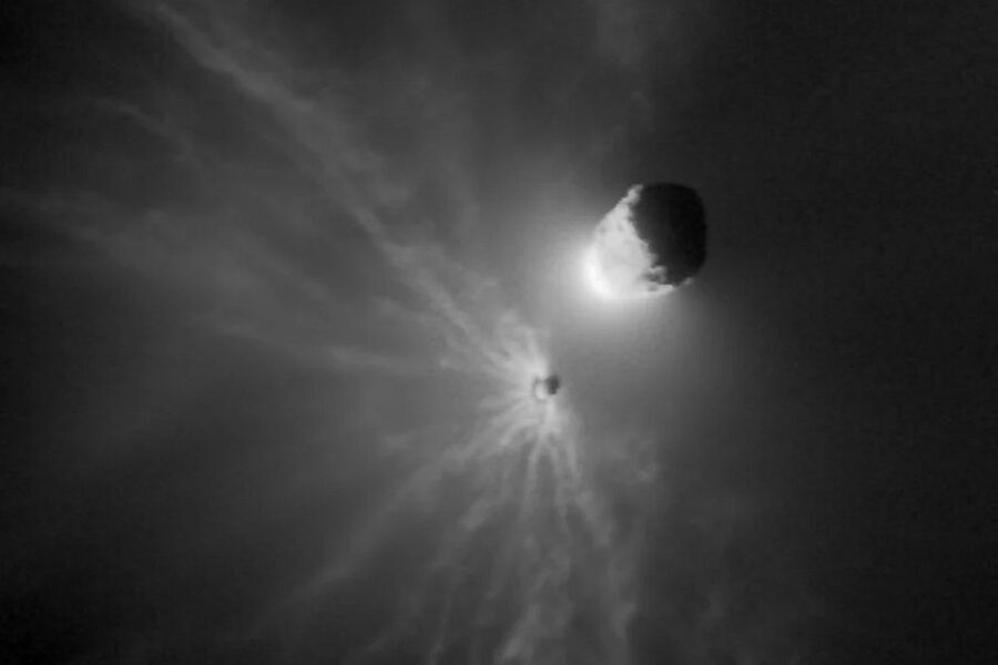 Istorinis NASA eksperimentas: po smūgio pakito net asteroido kelias aplink Saulę