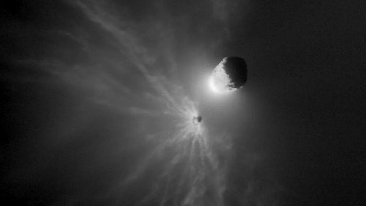 Istorinis NASA eksperimentas: po smūgio pakito net asteroido kelias aplink Saulę