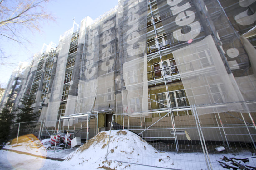 Daugiabučio renovacija. Mariaus Morkevičiaus (ELTA) nuotr.