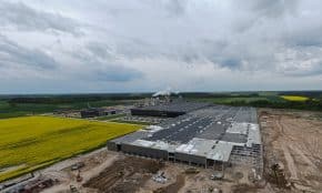 Akmenės LEZ plečia infrastruktūrą. Įmonės nuotr.