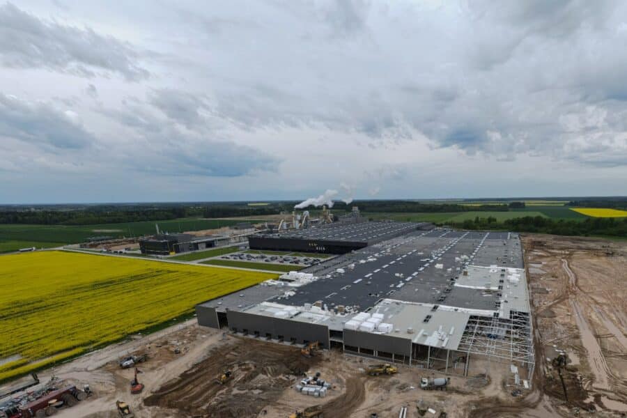 Akmenės LEZ plečia infrastruktūrą. Įmonės nuotr.