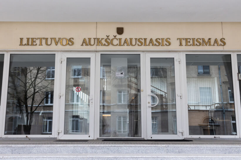 Lietuvos Aukščiausiasis Teismas. ELTA / Dainius Labutis