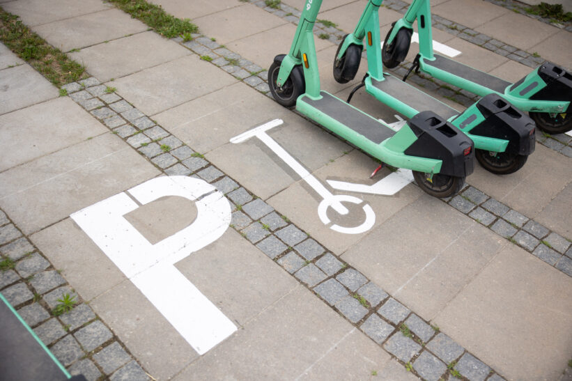 „Bolt“ paspirtukai. ELTA / Andrius Ufartas