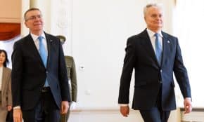 Edgaras Rinkevičius, Gitanas Nausėda. ELTA / Dainius Labutis nuotr.