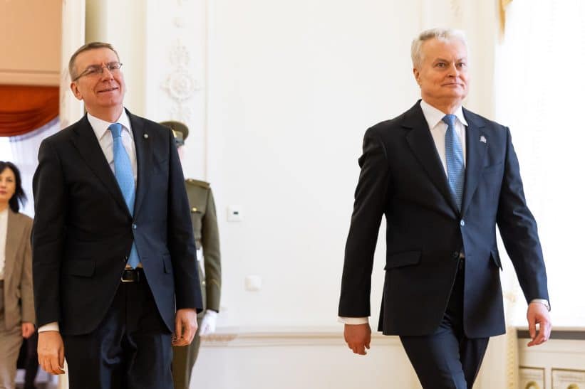 Edgaras Rinkevičius, Gitanas Nausėda. ELTA / Dainius Labutis nuotr.