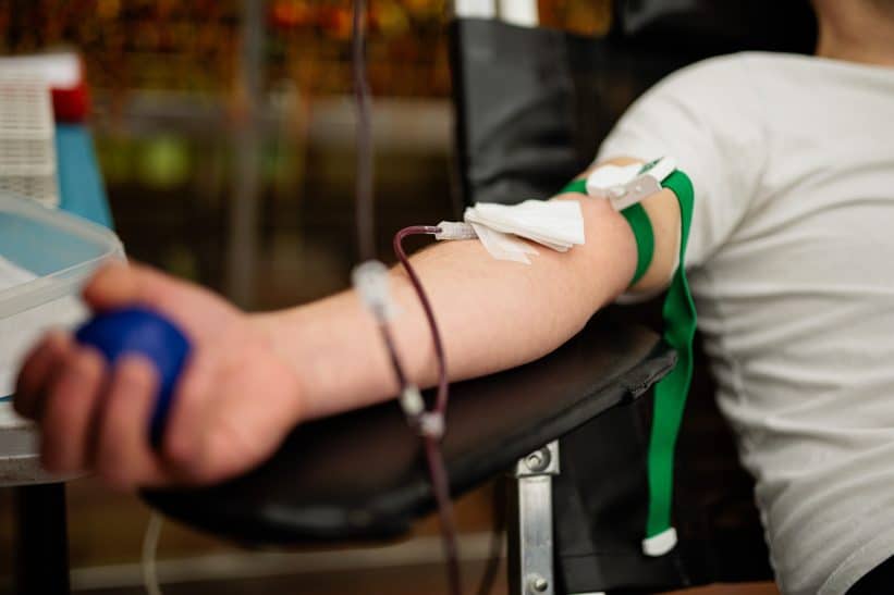 Kraujo donorystės akcija Seime. ELTA / Josvydas Elinskas nuotr.