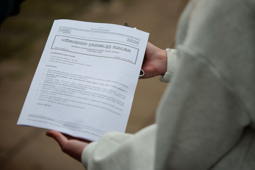 Brandos egzaminas. ELTA / Josvydas Elinskas