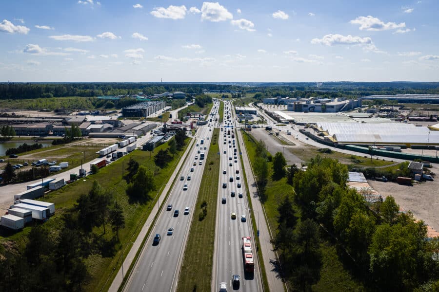 Gariūnų gatvė. ELTA / Josvydas Elinskas