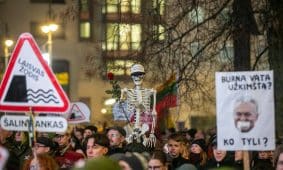 Protestas „Šalin rankas nuo laisvo žodžio! ELTA / Orestas Gurevičius