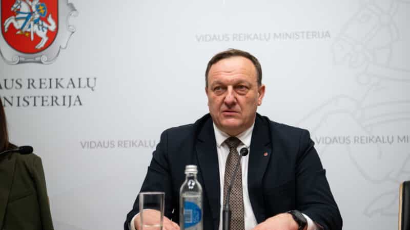 Kondratovičius siūlo steigti teisėsaugos įrangos modernizavimui skirtą fondą