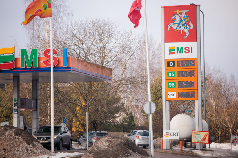 Degalų kainos. ELTA / Josvydas Elinskas