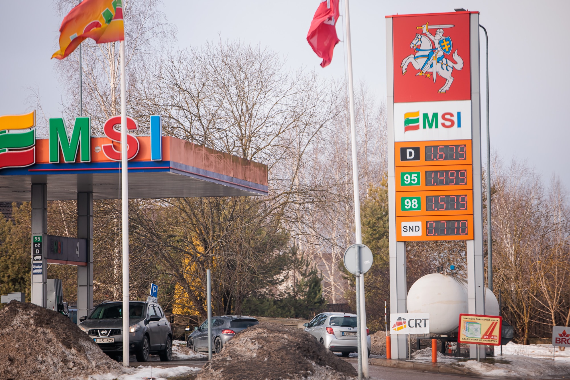 Šalyje ženkliai sumažėjo degalų kainos: dyzelinas per savaitę atpigo 11 centų