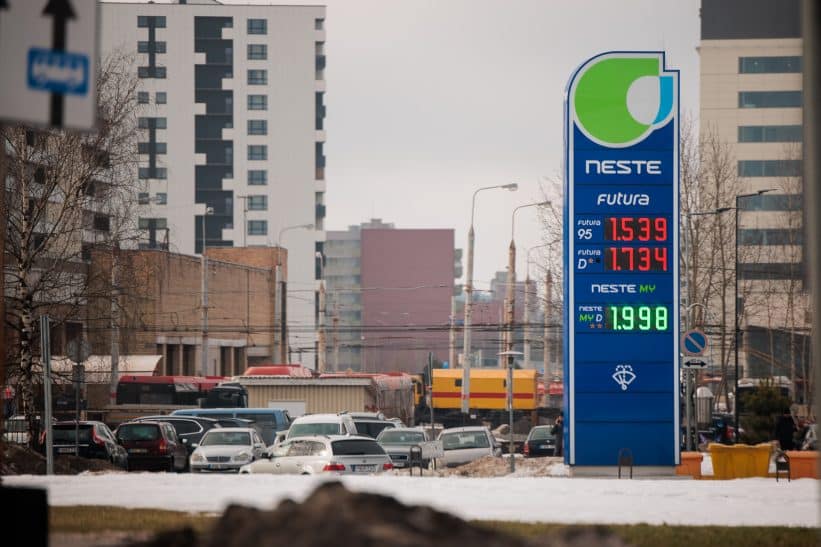 Degalų kainos. ELTA / Josvydas Elinskas nuotr.