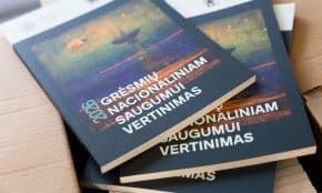 Grėsmių Lietuvos nacionaliniam saugumui ataskaitos pristatymas. ELTA / Dainius Labutis nuotr.