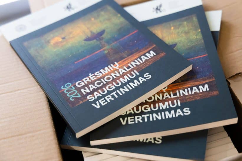 Grėsmių Lietuvos nacionaliniam saugumui ataskaitos pristatymas. ELTA / Dainius Labutis nuotr.