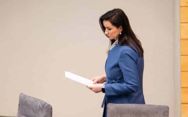 Premjerė po drono kritimo: norėtume sistemas pirkti greitai, bet realybė kitokia