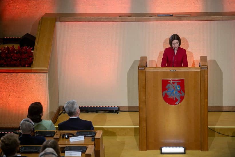 Maia Sandu. ELTA / Orestas Gurevičius