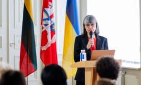 Būsimos Lietuvos metų Vokietijoje kultūros programos sudarymo pristatymas. ELTA / Žygimantas Gedvila nuotr.